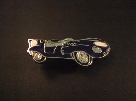 Jaguar D type Roadster 1954 blauw